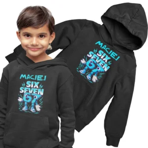 BLUZA DZIECIĘCA SIX SEVEN 67 BRAINROT VIRAL Z WŁASNYM IMIENIEM PREZENT DLA DZIECKA