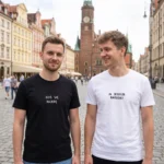 Koszulka Dziś się Najebię / Ja jeszcze bardziej HAFT na imprezę dl par/ przyjaciół